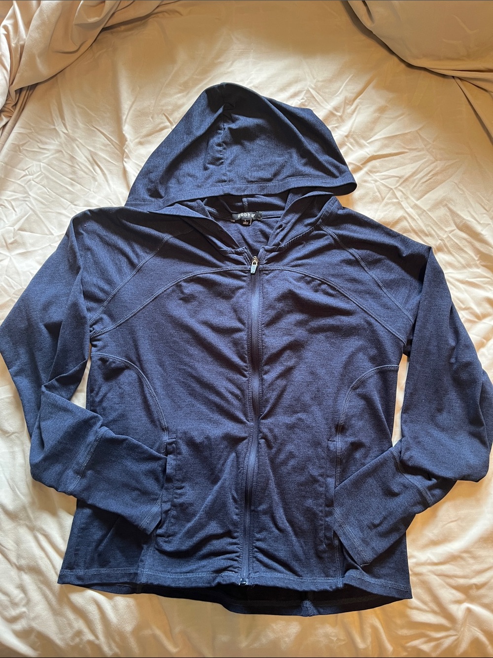 Zobha Women’s Dark Blue Athletic Hoodie L